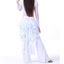 New Belly Dance Costume Tassel Wrap Belt Chain Skirts Chiffon Hip Scarf Tribal Waves J4U66