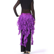 New Belly Dance Costume Tassel Wrap Belt Chain Skirts Chiffon Hip Scarf Tribal Waves J4U66