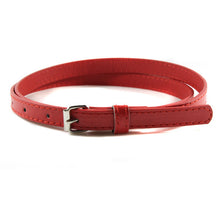 belts for women multi color thin skinny faux leather waistband casual belts strap J4U66