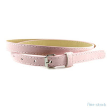 belts for women multi color thin skinny faux leather waistband casual belts strap J4U66