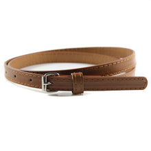 Belts For Multi Color Thin Skinny Faux Leather Waistband Casual Belts Strap J4U66
