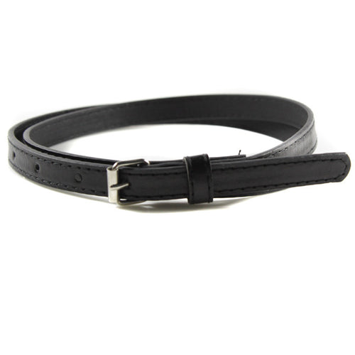 Belts For Multi Color Thin Skinny Faux Leather Waistband Casual Belts Strap J4U66