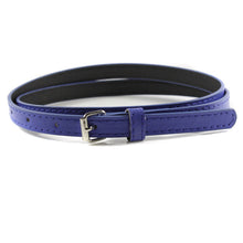 Belts For Multi Color Thin Skinny Faux Leather Waistband Casual Belts Strap J4U66