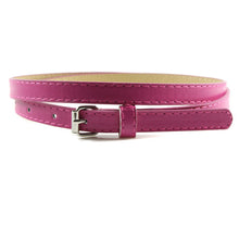 belts for women multi color thin skinny faux leather waistband casual belts strap J4U66