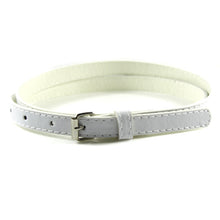 belts for women multi color thin skinny faux leather waistband casual belts strap J4U66