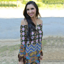 New Bohemian Elegant Dress Slash Neck Beach European Style Sexy Women Dress Clothing H86 J4U66