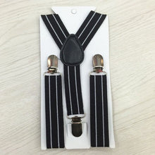 New Boys Girls Stripes Y-Back Suspenders Child Elastic Adjustable Clip-On Braces  J4U66