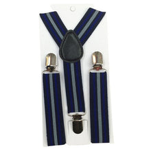 New Boys Girls Stripes Y-Back Suspenders Child Elastic Adjustable Clip-On Braces  J4U66