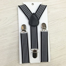 New Boys Girls Stripes Y-Back Suspenders Child Elastic Adjustable Clip-On Braces  J4U66