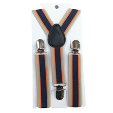 New Boys Girls Stripes Y-Back Suspenders Child Elastic Adjustable Clip-On Braces  J4U66