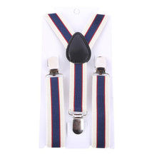 New Boys Girls Stripes Y-Back Suspenders Child Elastic Adjustable Clip-On Braces  J4U66