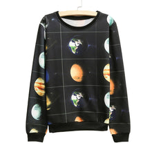 casual women pullover special print round neck long sleeve hoodies women sweatshirt tee tops blusas J4U66