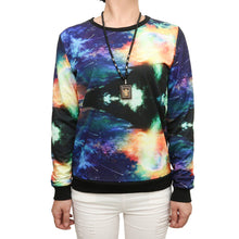 casual women pullover special print round neck long sleeve hoodies women sweatshirt tee tops blusas J4U66