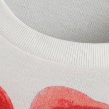 casual women round neck sweatshirts lace hollow out pullovers loose bottom plus size J4U66