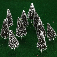 cedar trees model 10pcsarchitectural model for railroad layout beauty trees landscape scenery diorama miniatures model J4U66