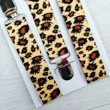 Children Kids Boy Girls Clip-on Leopard Suspenders Elastic Adjustable Braces PY1 P18 J4U66