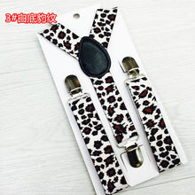 Children Kids Boy Girls Clip-on Leopard Suspenders Elastic Adjustable Braces PY1 P18 J4U66
