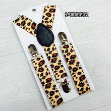 Children Kids Boy Girls Clip-on Leopard Suspenders Elastic Adjustable Braces PY1 P18 J4U66