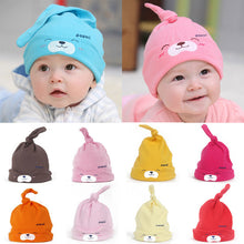 comfort cartoon baby cotton sleep hats caps headwearcute hat 0 2t 11 colors J4U66