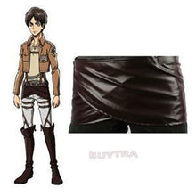 Cos Cosplay Attack on Titan Shingeki no Kyojin Leather Skirt HooksCostume Lucky J4U66