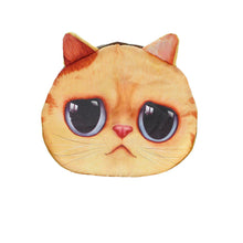 cute women purses coin cat animal print mini wallet zipperclosure small clutch bag dollar price J4U66