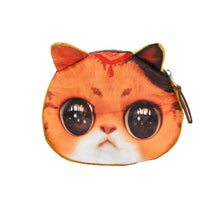 cute women purses coin cat animal print mini wallet zipperclosure small clutch bag dollar price J4U66