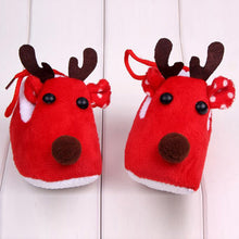 cute warm baby girls christmas deer shoes sweet antiskid shoes infant prewalkers J4U66