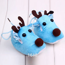 Cute Warm Baby Girls Christmas Deer Shoes Sweet Antiskid Toddlers Shoes Infant Toddler Prewalkers J4U66