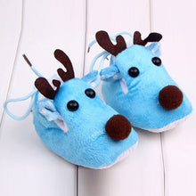 Cute Warm Baby Girls Christmas Deer Shoes Sweet Antiskid Toddlers Shoes Infant Toddler Prewalkers J4U66