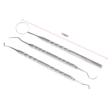 dentistry instrument 3pcs oral hygiene dental tool dental examination tooth mirror scaler set for oral care teeth whitening J4U66