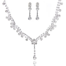 design alloy rhinestones elegant brides jewelry set including earrings necklace tiara wedding jewelry J4U66