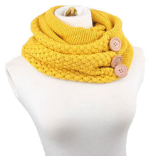 Design Fashion Scarf Women Warm Wool Blend Two Circle Cable Knit Cowl Neck Scarf Shawl cachecol  J4U66