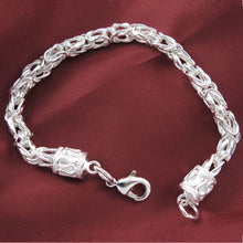 Jewelry Bracelet Silver Plated 20cm Link Chain Bracelet For Women Drop Shipping J4U66