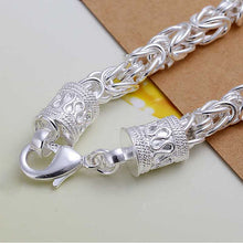 Jewelry Bracelet Silver Plated 20cm Link Chain Bracelet For Women Drop Shipping J4U66