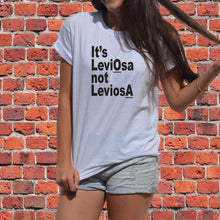 T-shirts For Women It Is Leviosa not leviosA Cotton O-Neck T-shirt Women White Black Harajuku Top Tees J4U66