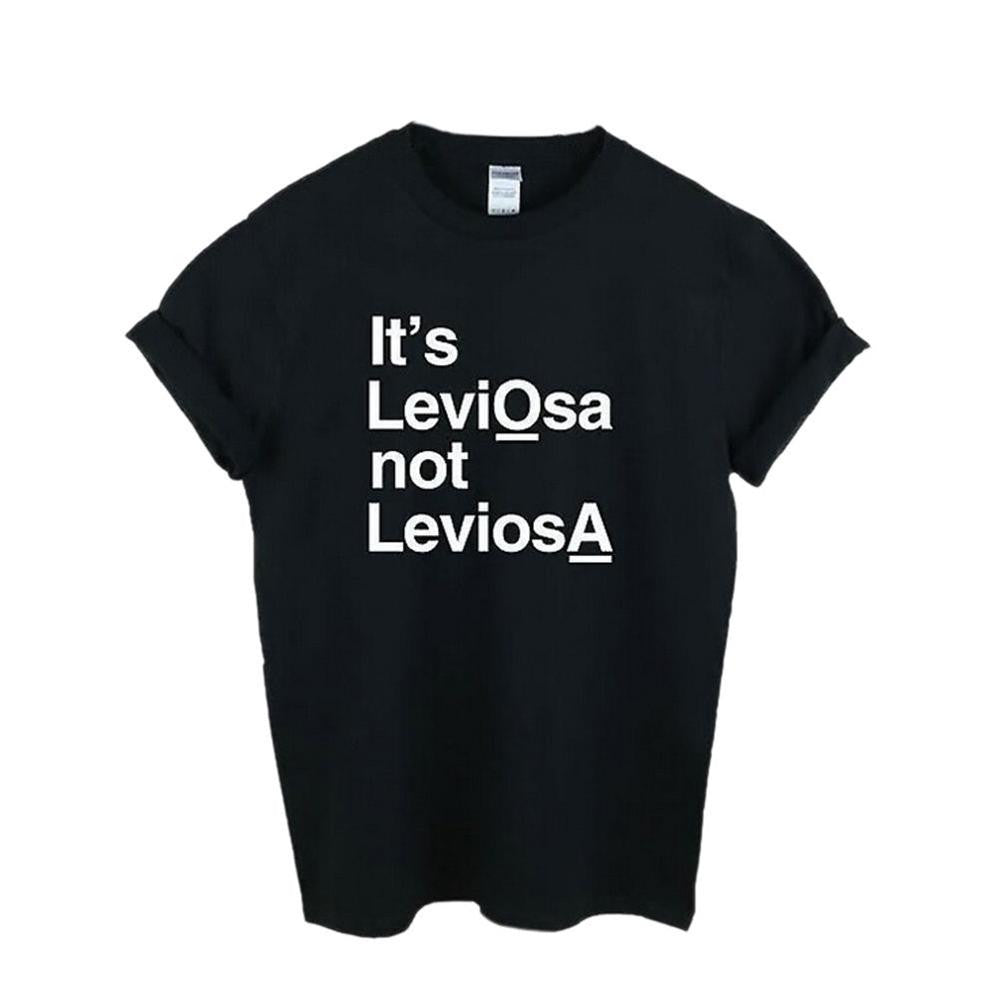 T-shirts For Women It Is Leviosa not leviosA Cotton O-Neck T-shirt Women White Black Harajuku Top Tees J4U66