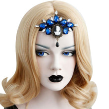 Designer Brand Skull and Diamond Headband Halloween Party Fancy Dress Costume Accessory Event Party Supplies  J4U66