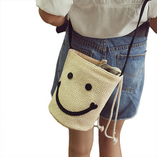desinger smile pattern women messenger bags crossbody beach shoulder bag girls cute small travel messenger bags J4U66
