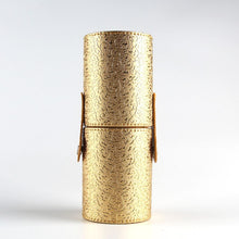 Empty Portable Makeup Brush Round Pen Holder Cosmetic Tool PU Leather Cup Container Solid Colors 6 Optional Case L4 J4U66