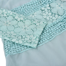 Women Lace Sexy Blouses Full Sleeve Floral Embroidery Crochet Lace Tops Blusa long Shirts J4U66