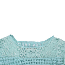 Women Lace Sexy Blouses Full Sleeve Floral Embroidery Crochet Lace Tops Blusa long Shirts J4U66