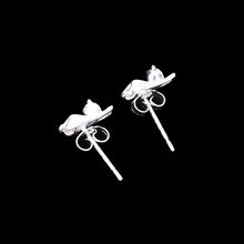 Silver Color Cat Stud Earrings Animal Earrings Jewelry For Women Statement Earrings Gifts  J4U66
