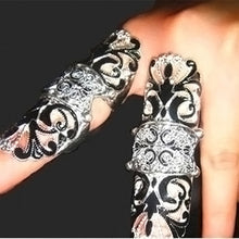 s Armor Joint Knuckle Hollow Out Ring Women Full Finger rings Women Jewelry Gifts  J4U66