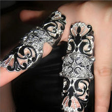 s Armor Joint Knuckle Hollow Out Ring Women Full Finger rings Women Jewelry Gifts  J4U66