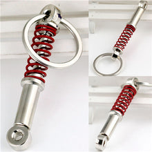 s Suspension Keychain Key Chains Ring Car Auto Coilover Shock Absorber For Cars Red Black colors J4U66