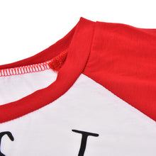 Europe Trendy Hamburg printed color shirt three quarter sleeved Women T-shirt J4U66