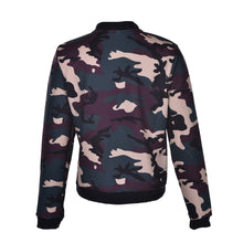 Camouflage Military Jacket Women Denim Camo Jackets jaqueta feminina Army Green Coats J4U66