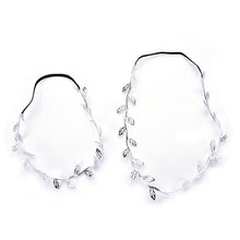 2Pcs Gold Silver Leaves Hairbands Korean Hair Accessories Bridal Trendy Jewelry For Mother and Baby Gifts J4U66