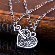 2pc Key Unlock My Heart Lock Best Friend Necklace For Women Lover Fine Jewelry J4U66