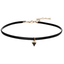 4pcs jewelry black leather bow Tassel choker DIY necklace gift for women girl J4U66